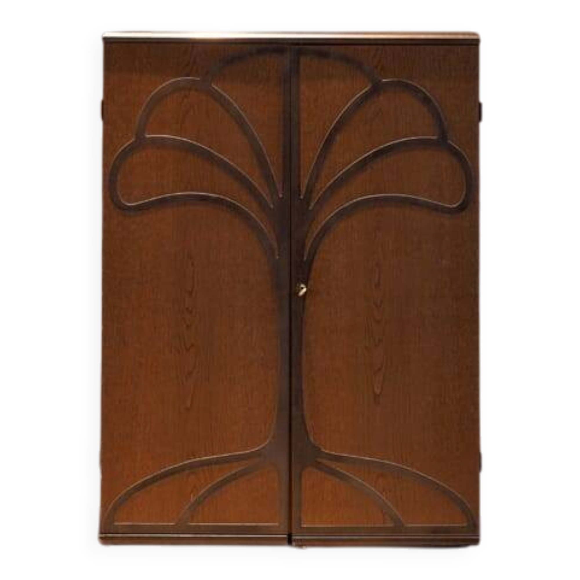 Vintage walnut bar/sideboard, Germany 1980s