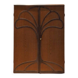 Vintage walnut bar/sideboard, Germany 1980s