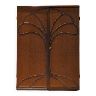 Vintage walnut bar/sideboard, Germany 1980s