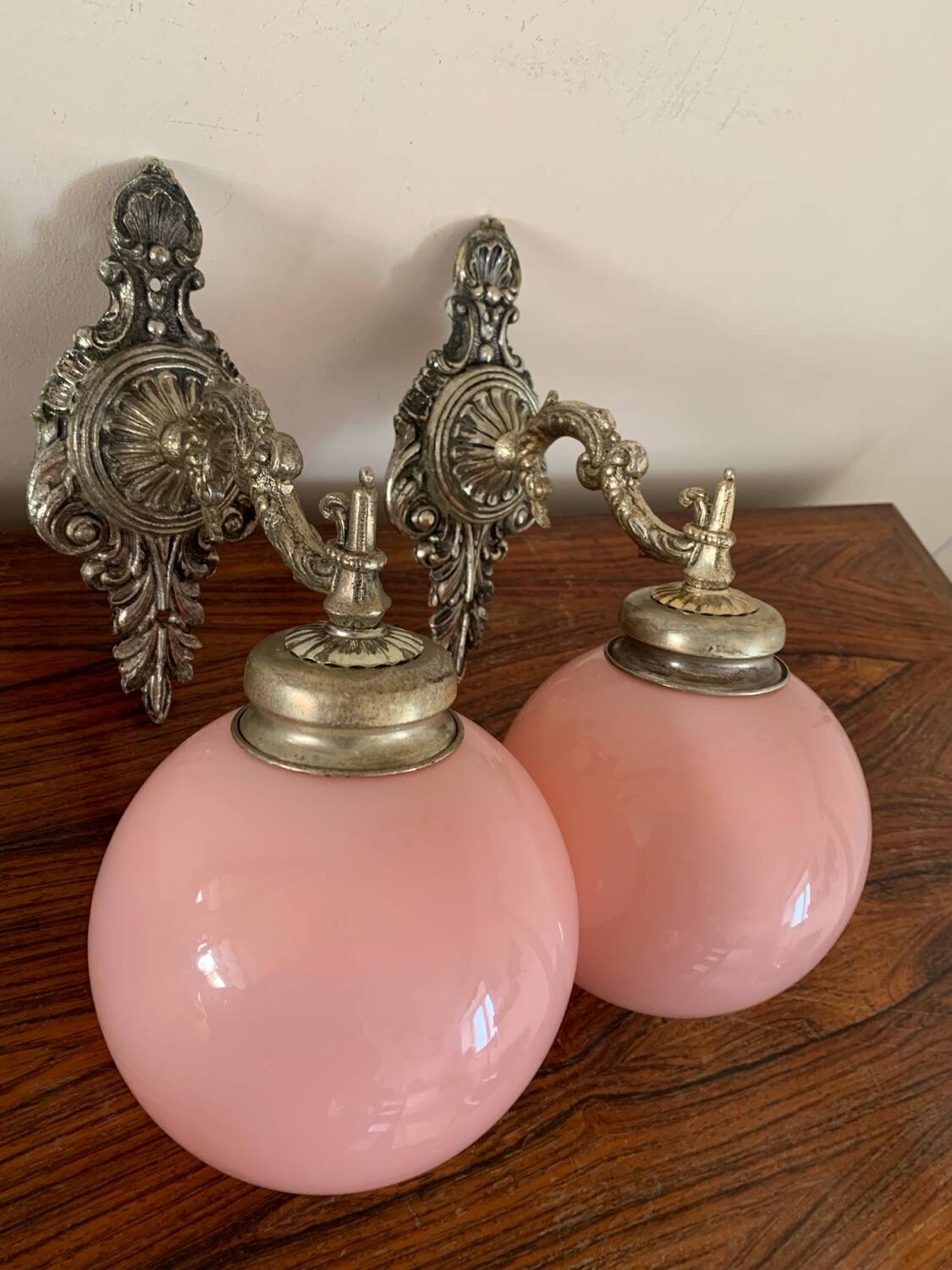 Pair of antique wall sconces