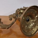 Ancien chandelier en laiton massif