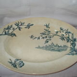 Plat ovale terre de fer modèle Maurice