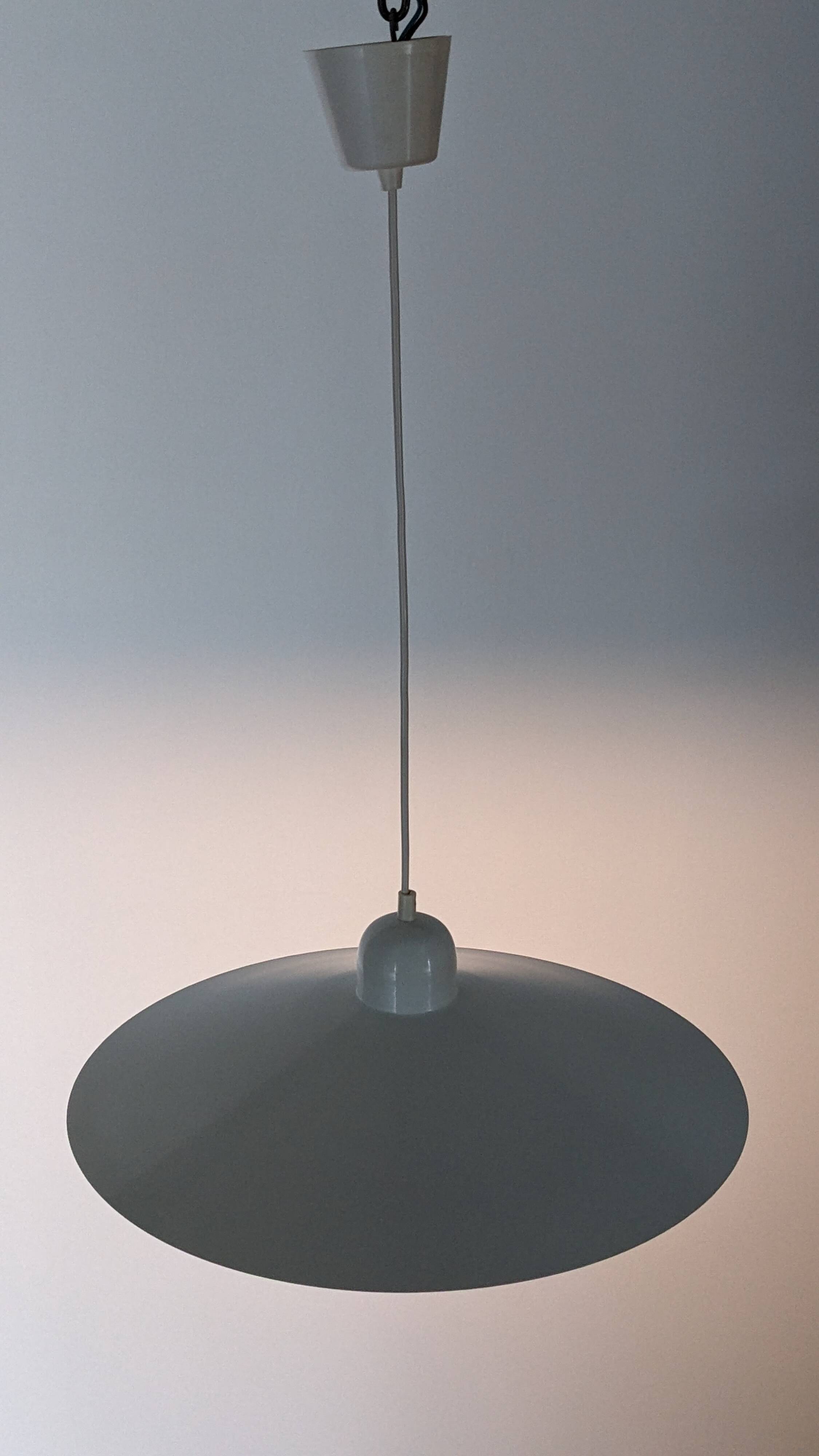 Cardinal XL saucer pendant light for Habitat, 70s-80s