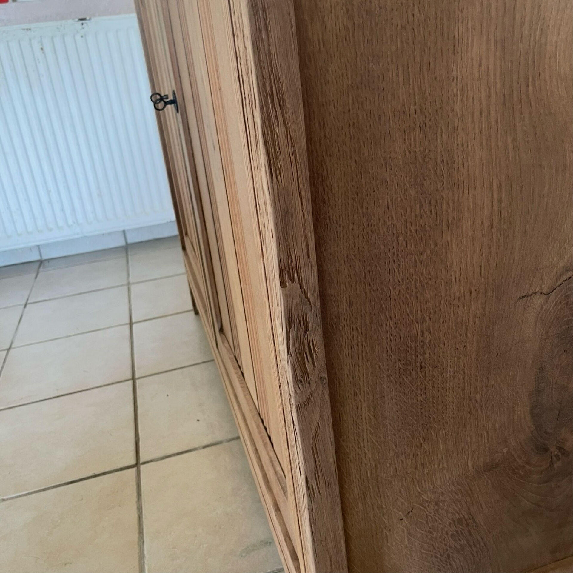 Solid oak sideboard