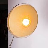 Large tilting floor lamp in steel and teak by Georges Frydman 1960.