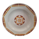 Opaque porcelain deep plate from Gien