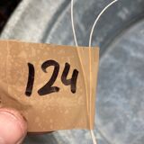 Vintage galvanized zinc basin