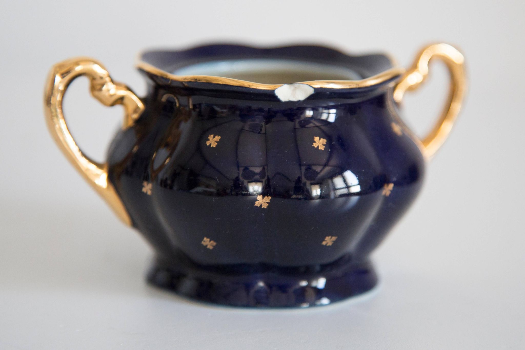 Painted porcelain tea and coffee service, mid-20th century, Poland, 1960.