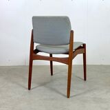 Teak dining chairs model Captain by Erik Buch for Ørum Møbelfabrik, 1967