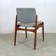 Teak dining chairs model Captain by Erik Buch for Ørum Møbelfabrik, 1967