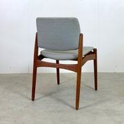 Teak dining chairs model Captain by Erik Buch for Ørum Møbelfabrik, 1967