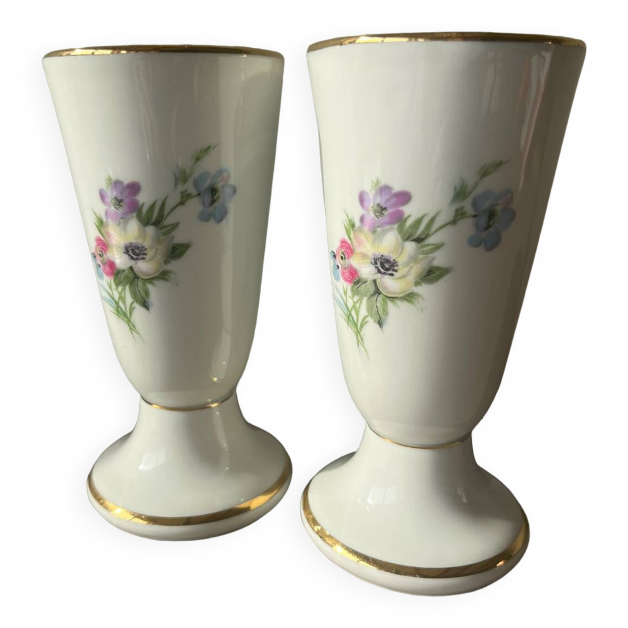 Duo de mazagrans Limoges Dumas