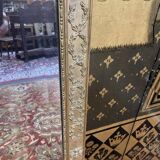 Louis XVI style mirror in gilded wood