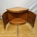 Mid-Century Retro Vintage Teak Corner Cabinet by Nathan Furniture 1970  “Sq