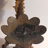 Chandelier wrought iron Art-popular with three arms old