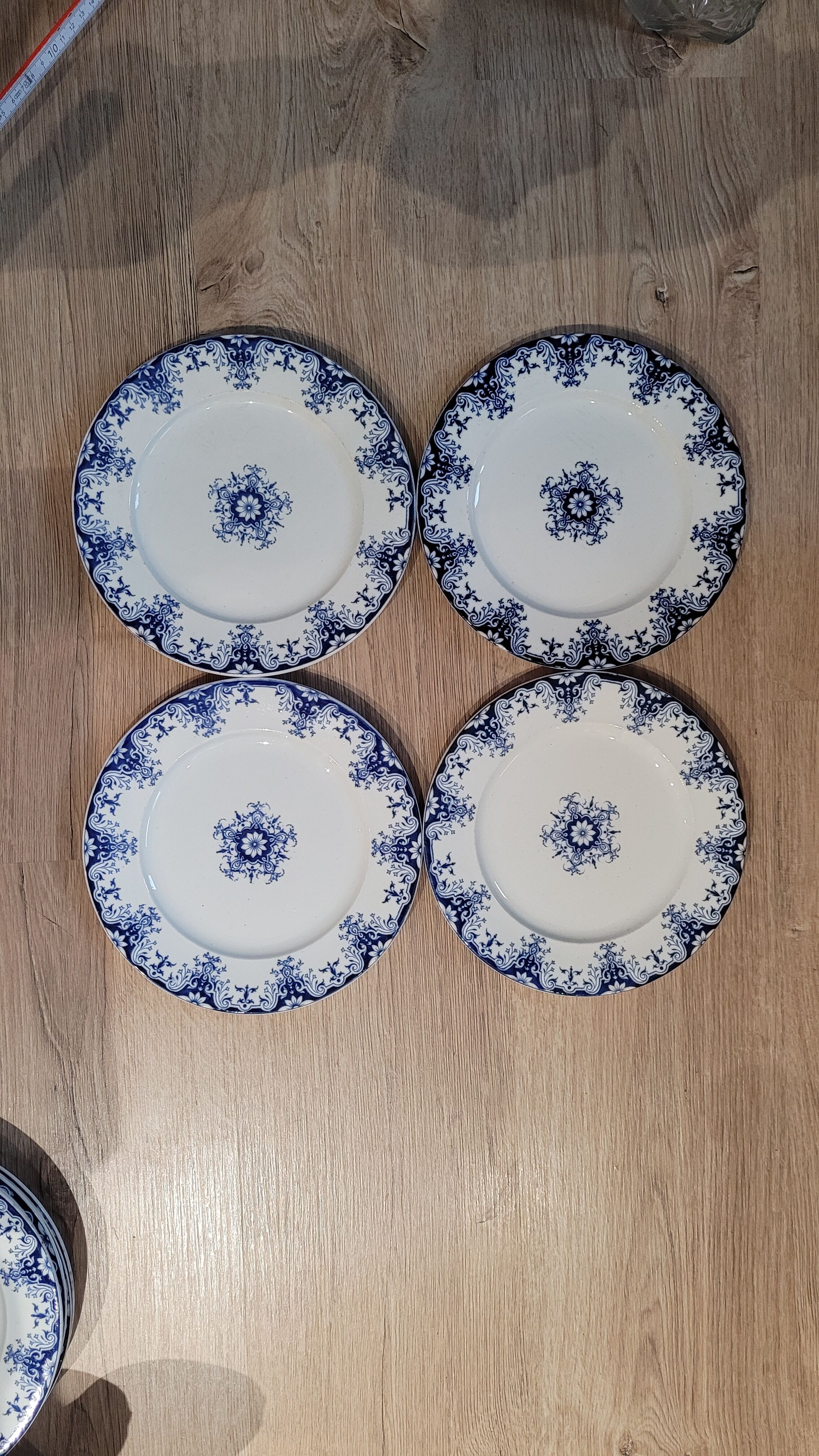 Set 4 plates JVB Luneville