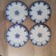 Set 4 plates JVB Luneville
