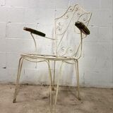 Vintage iron garden chair