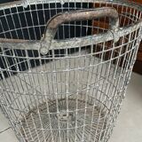Old metal basket