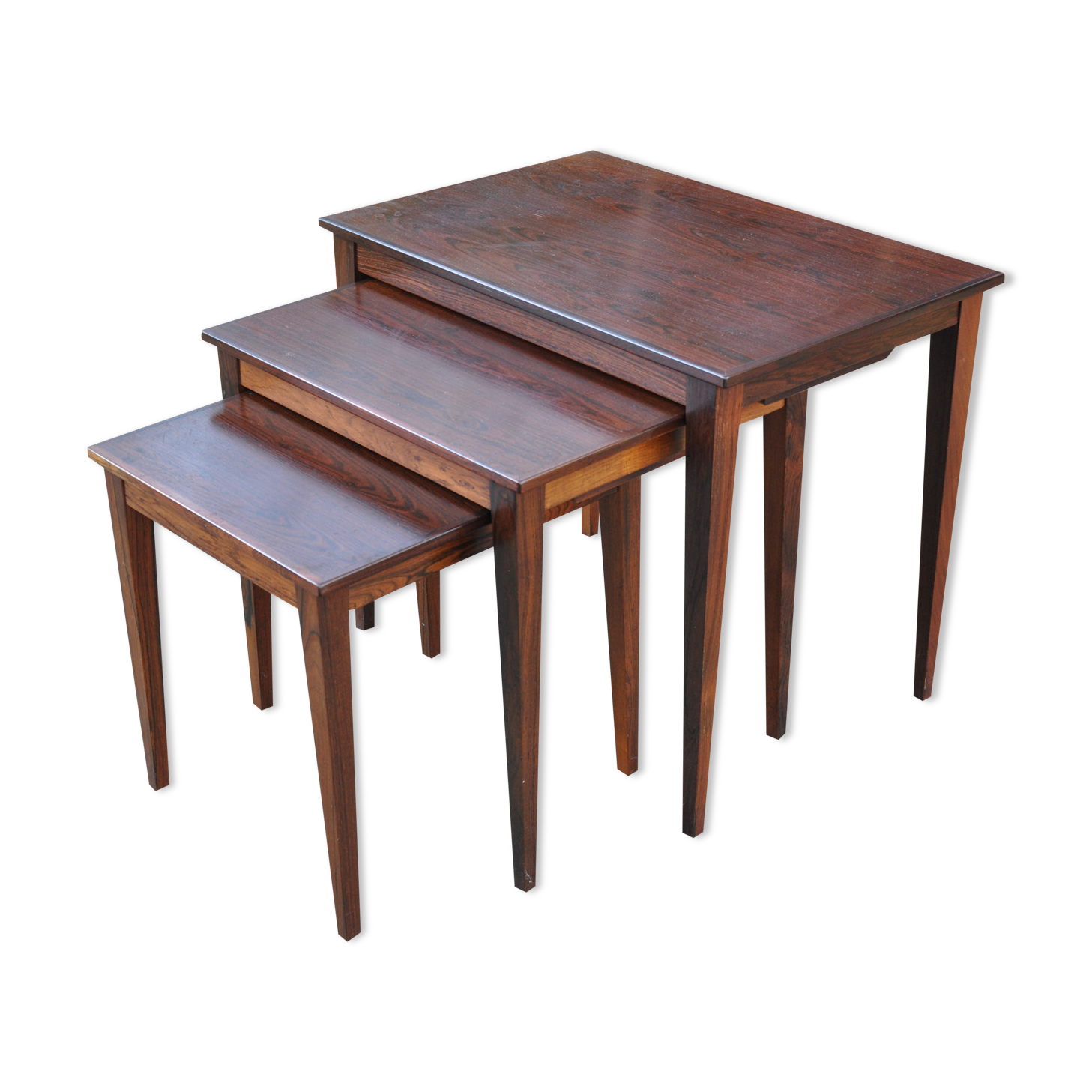 Kvalitet pull-out tables scandinavian 60s rosewood