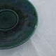 Set of 2 vintage green cups + saucers