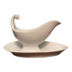 Ceramic gravy boat with a feline head, circa 1960