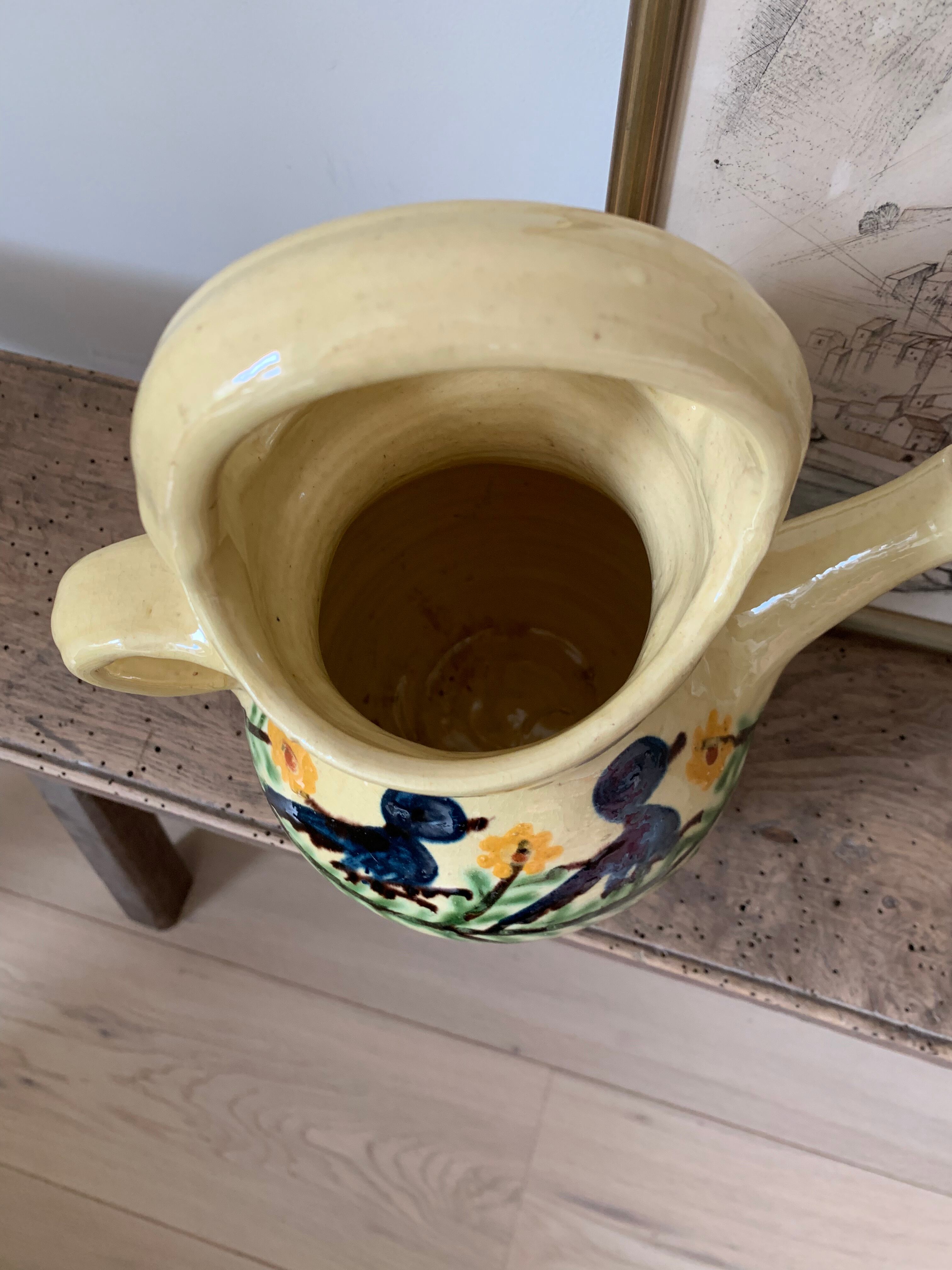 Chevrette jug Savoyard pottery