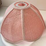 Pink cane lampshade