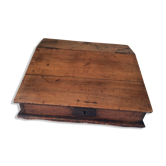 Ecritoire en bois, ancien, avec une serrure