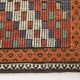 6x11 Mulicolor Living Room Rug, Vintage Wool Kilim Rug, 187x339Cm
