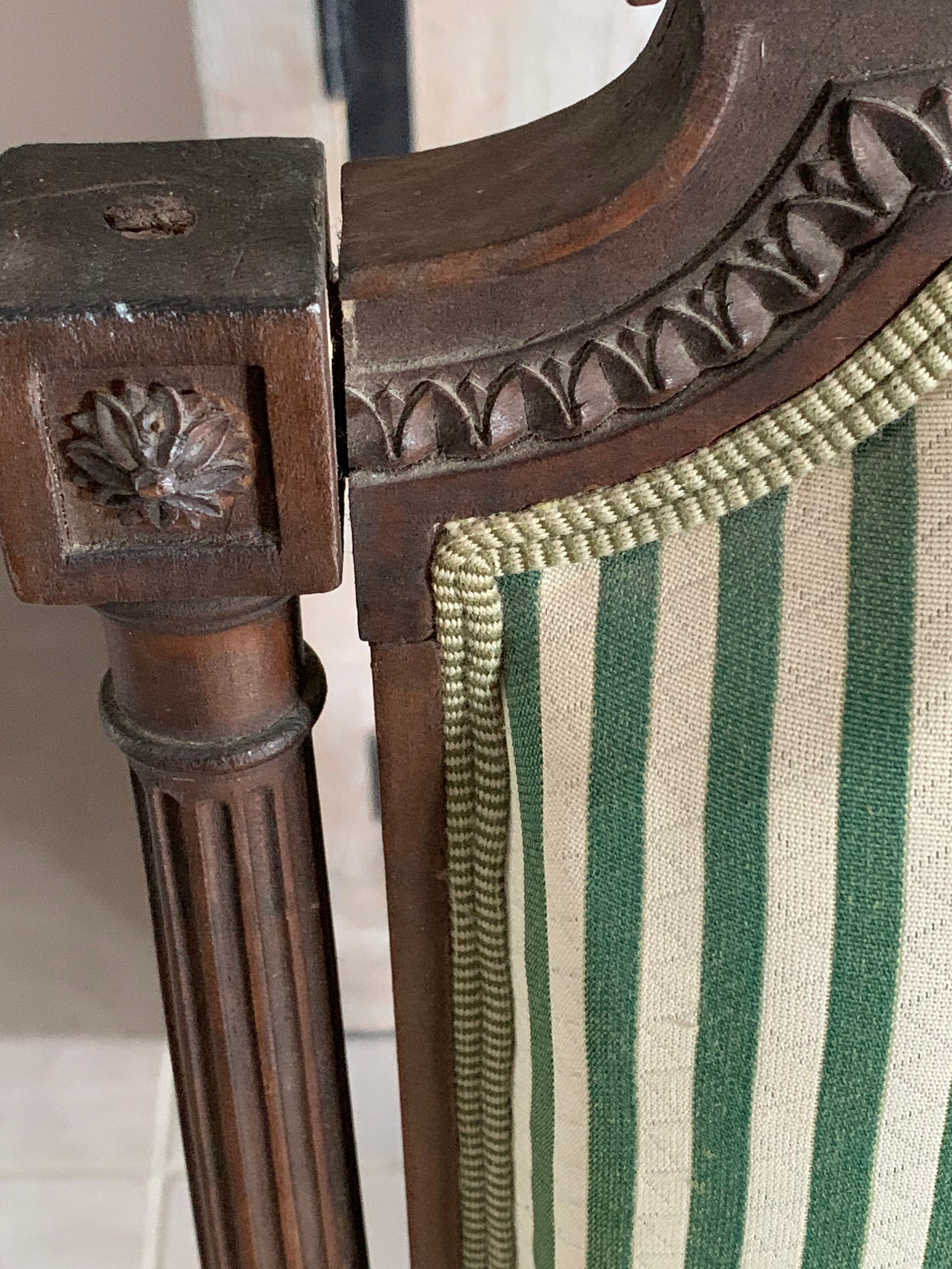 4 antique Louis XVI style chairs