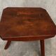 Brutalist stool solid oak Mobichalet type