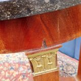 art deco pedestal table