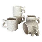Ove Pollas Ceramic Tea Set — Pollas Design, Denmark, 1970s