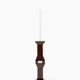 Garance Vallée for Monoprix. Duo of sculptural wooden candlesticks