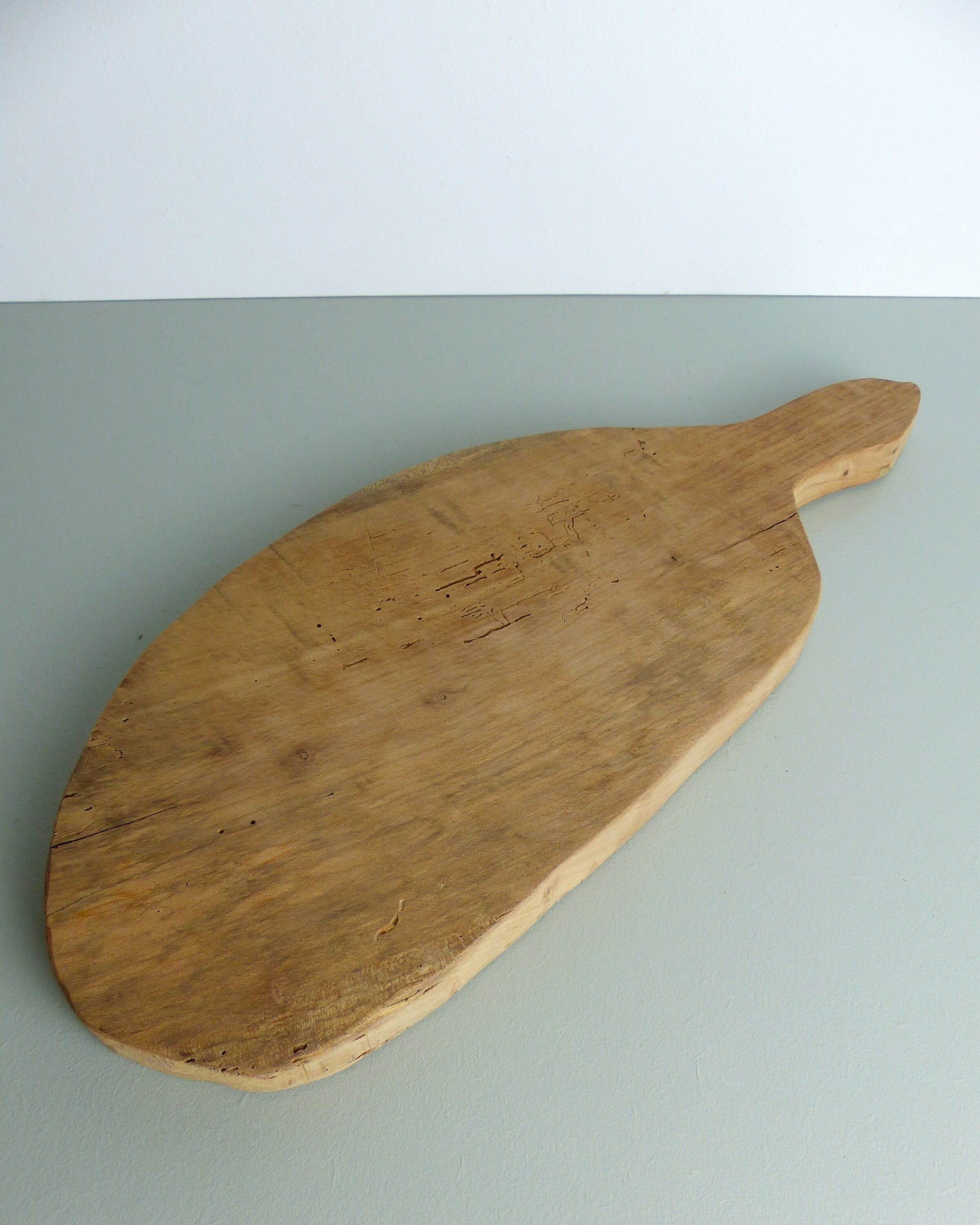 Raw cherry cutting board