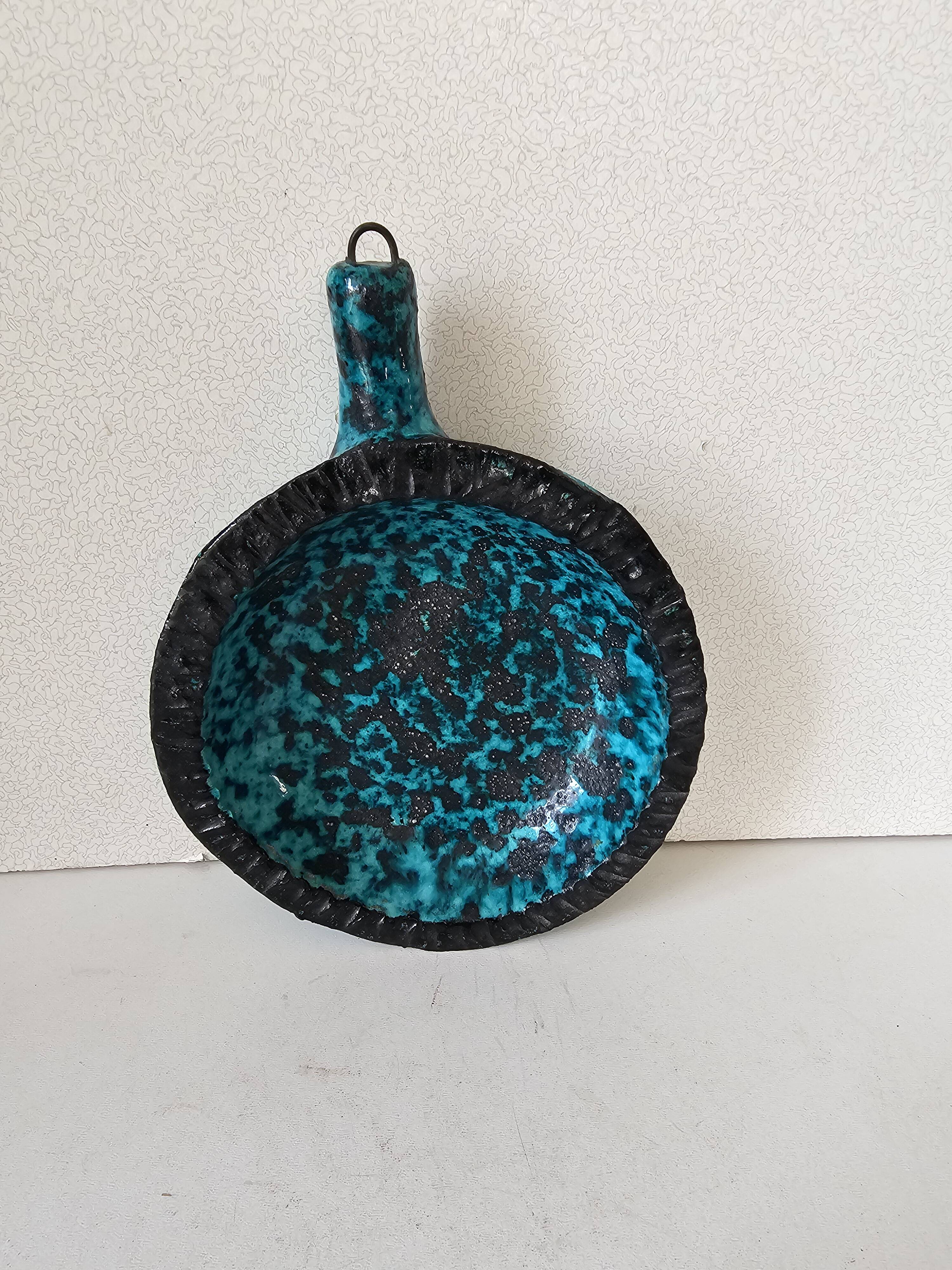 Ceramic enamelled bowl Signed Accolay - 60s