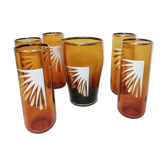 Jeu carafe et verres vintage