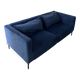 Canapé Made bleu pétrole / navy – 3 places (L186 cm)