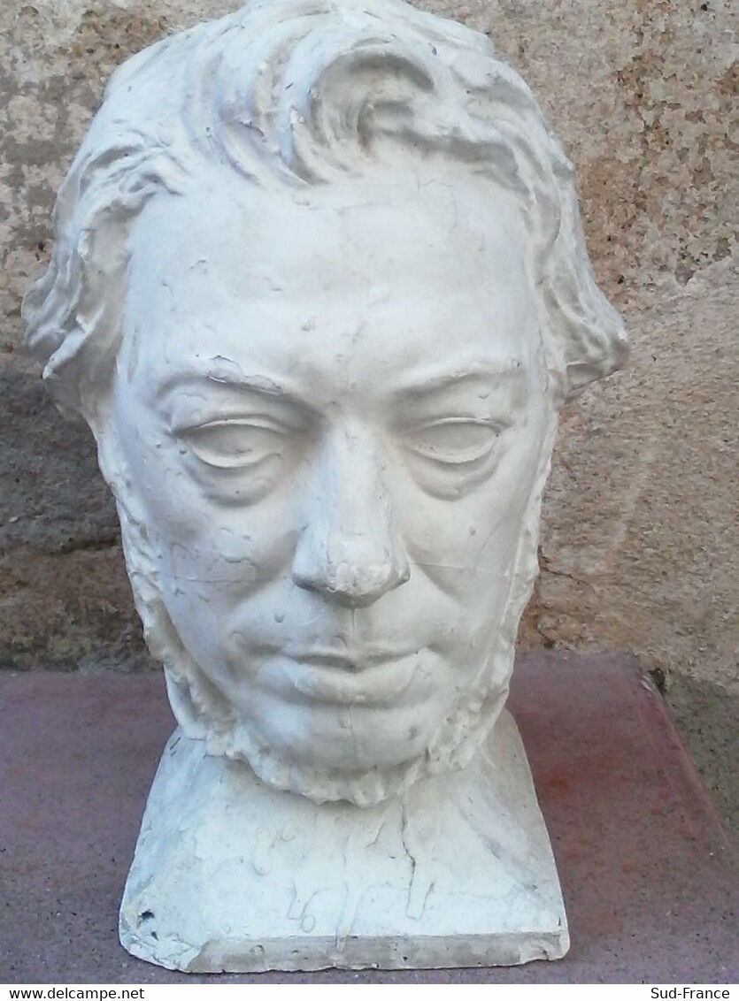 Vintage plaster head