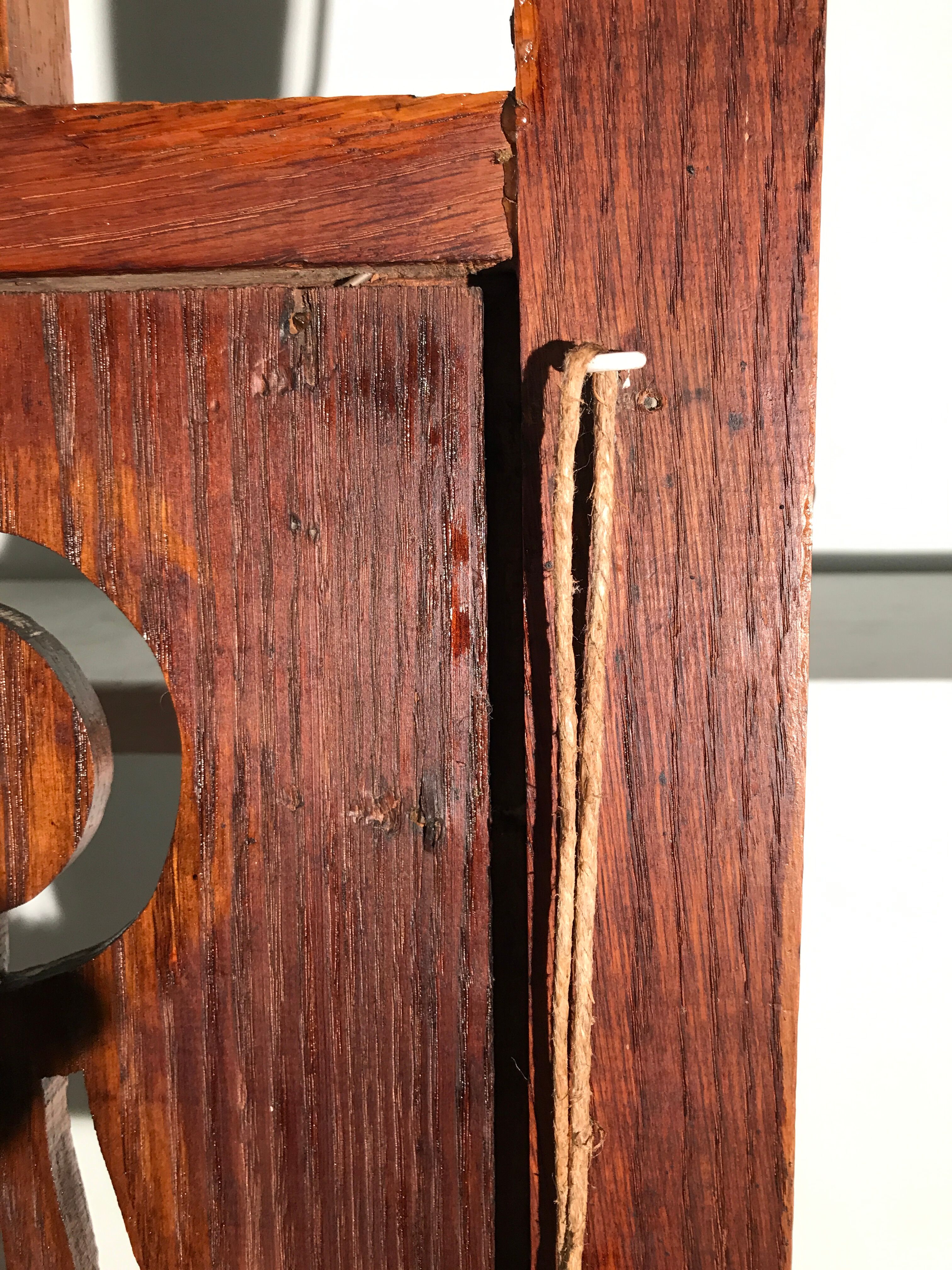 Vintage wardrobe coat rack