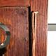 Vintage wardrobe coat rack