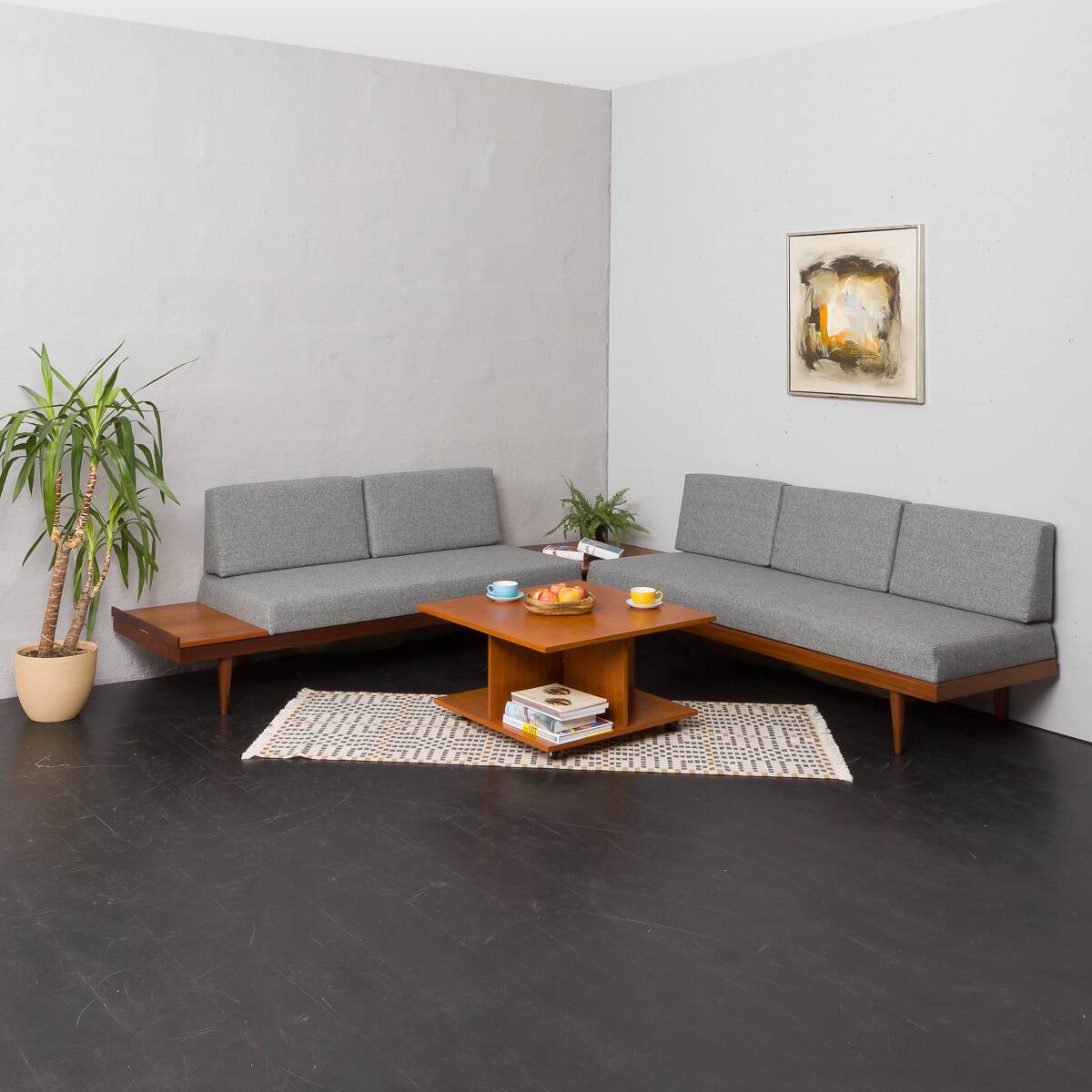 Svane daybed suit by Igmar Relling with two sofas and two coffe tables, Norway 1970s