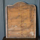 Wooden mirror Early twentieth Creamy white patina Original background