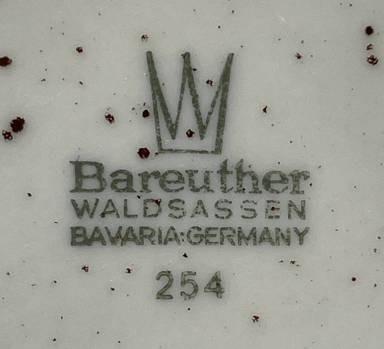 Vintage Bavaria coffee service – porcelain – blue flowers – 24 pieces – 70s