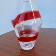 Petit vase Guzzini verre soufflé