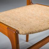 Teak dining chairs attributed to Erik Buch for Anderstrup Stolefabrik, Denmark, 1970s, set of 3