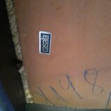 Dutch brutalist chair Casala in blackened wood around 1980