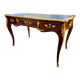 Marquetry and gilded bronze desk signed rinck in paris