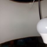 Dark brown industrial floor lamp